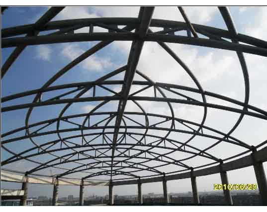 乐平中煤朔州宾馆管桁架工程